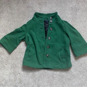NWOT - Size M - Banana Republic Green Coat